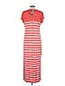 Downeast Stripes Red Casual Dress Size L - photo 2