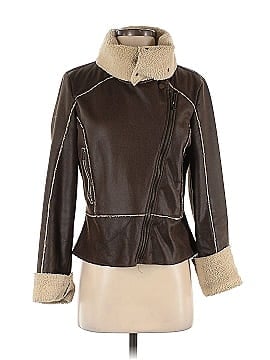 Poetry Clothing Faux Leather Jacket (view 1)