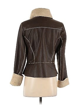 Poetry Clothing Faux Leather Jacket (view 2)