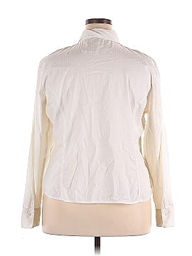 AK Anne Klein Long Sleeve Button-Down Shirt (view 2)