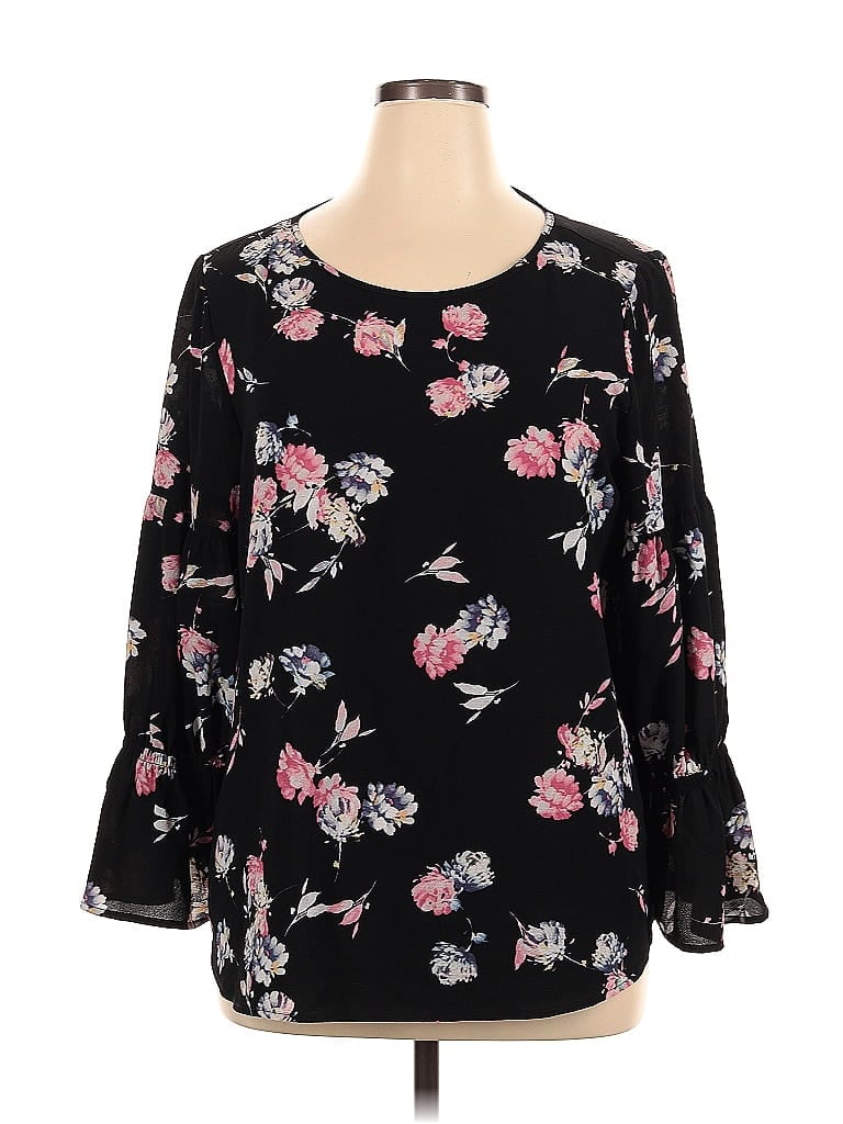 Chaus Black Long Sleeve Blouse Size XL - 67% off | ThredUp