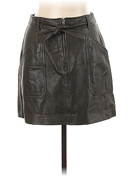 Rebecca Taylor Leather Skirt (view 1)