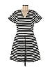 Gap Stripes Black Casual Dress Size 8 - photo 1