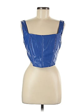Princess Polly Faux Leather Top (view 1)