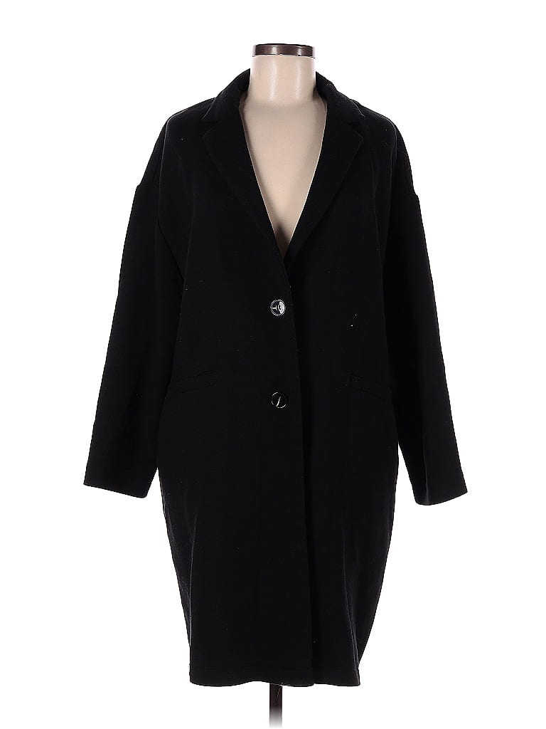 Topshop Black Coat Size 8 - photo 1