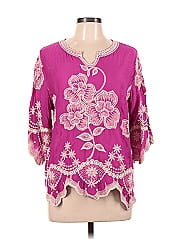Solitaire 3/4 Sleeve Blouse