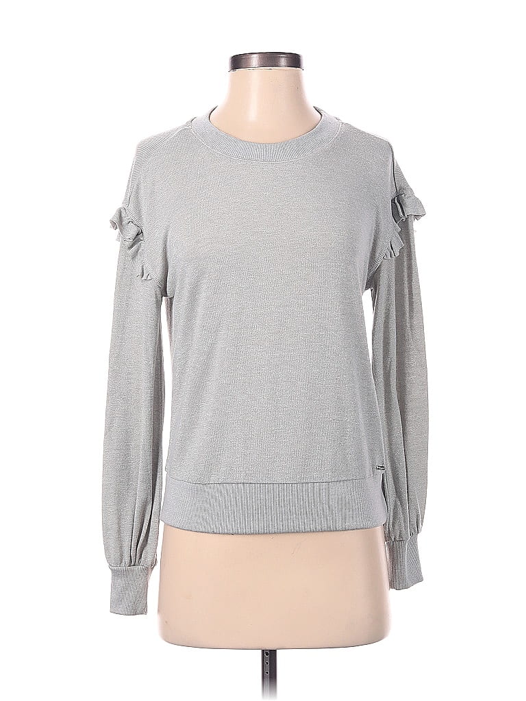 Pre-owned T Tahari Sweatshirt In Gray