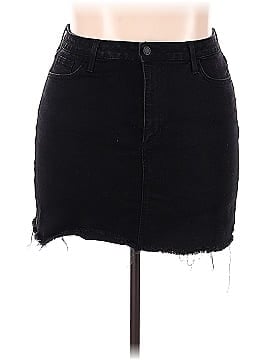 Just Black Denim Skirt (view 1)