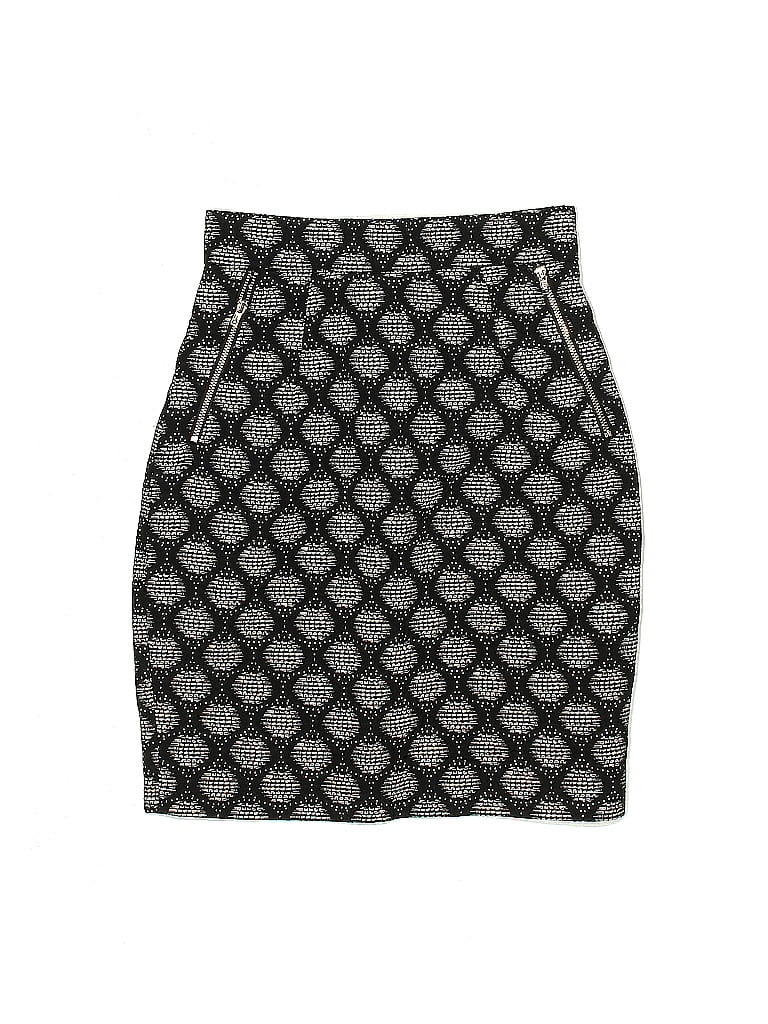 Pre-owned H&m Formal Skirt In Gray