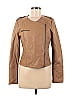 My Michelle 100% Polyurethane Tan Faux Leather Jacket Size M - photo 1