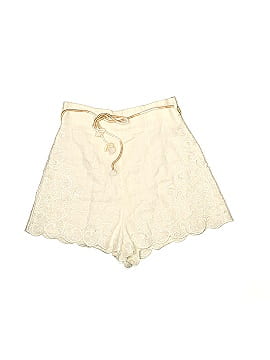 Zimmermann Nina Embroidered Shorts (view 1)