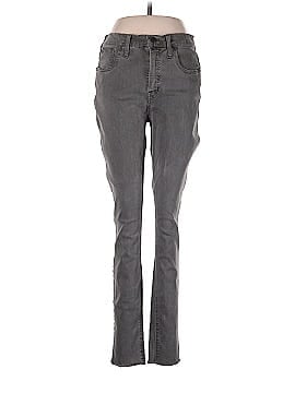 Madewell 9" High-Rise Skinny Jeans: Raw-Hem Garment-Dyed Edition (view 1)