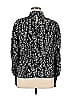 Unbranded 100% Polyester Damask Brocade Black Long Sleeve Blouse Size XL - photo 2