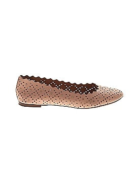 Chloé Perforated Leather Ballet Flat with Studs (view 1)