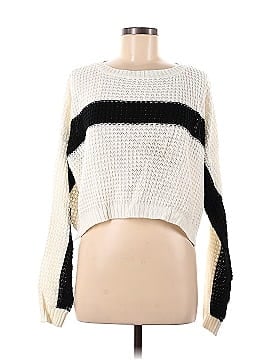 A. Peach Pullover Sweater (view 1)