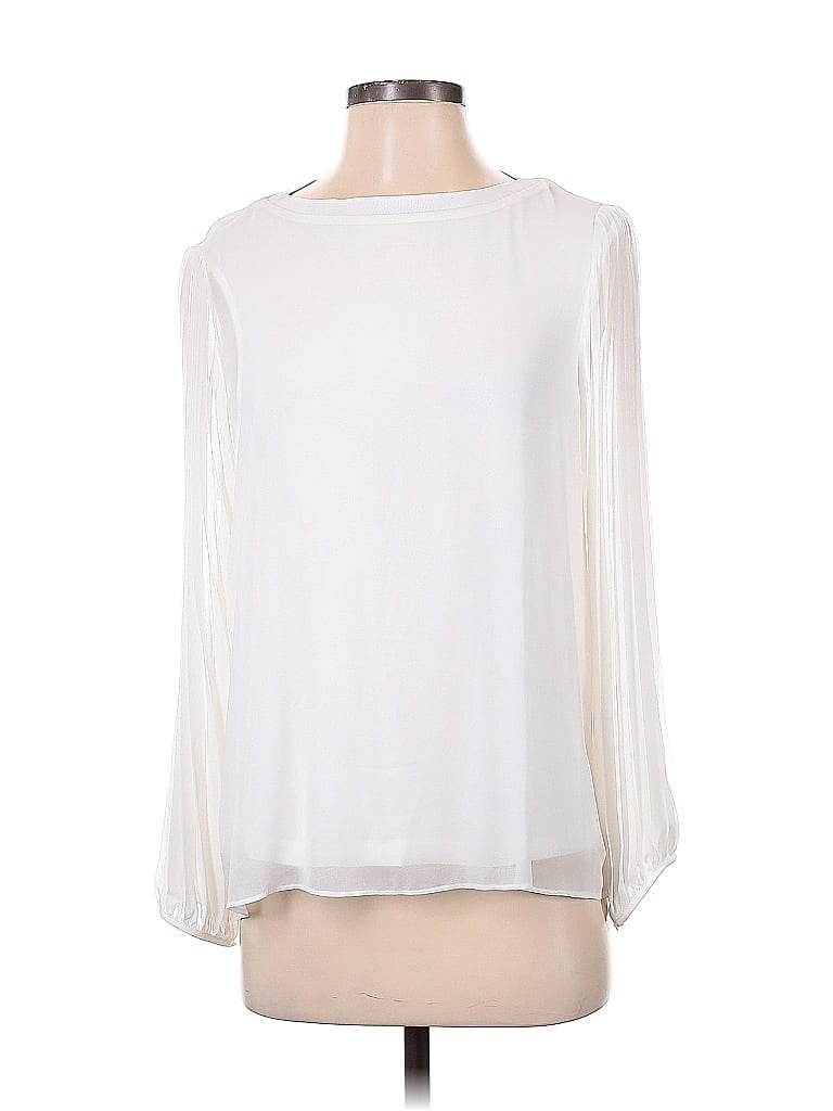 Zara White Long Sleeve Top Size S - photo 1