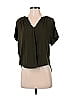 Ann Taylor LOFT Green Short Sleeve Blouse Size S - photo 1