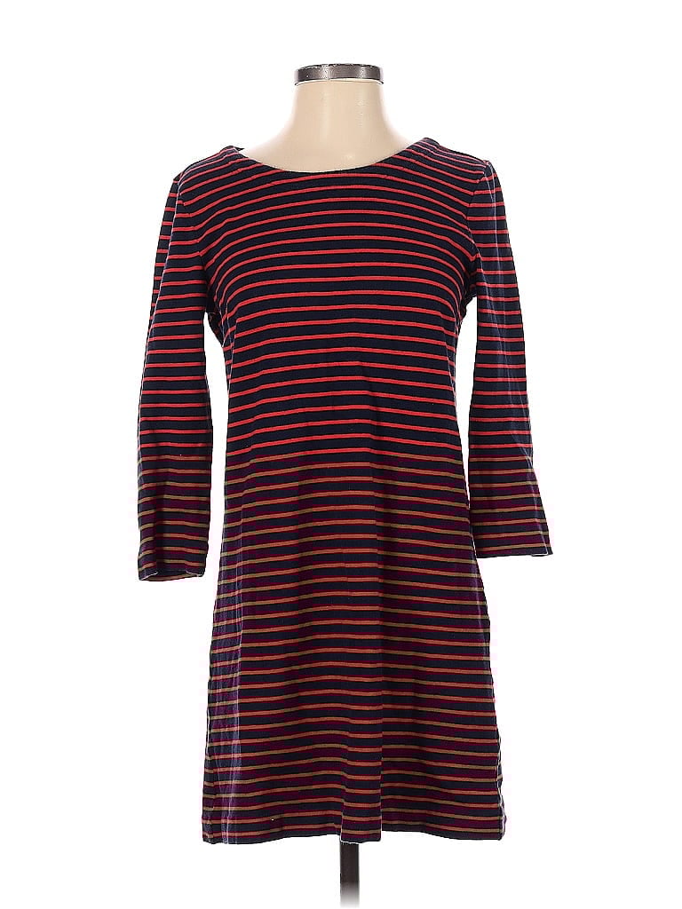 Pre-owned J.crew Factory Store Casual Dress In Burgundy