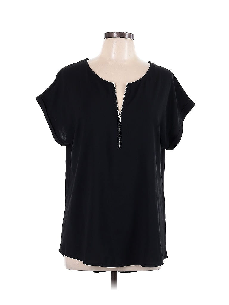 Unbranded Black Short Sleeve Top Size L - photo 1