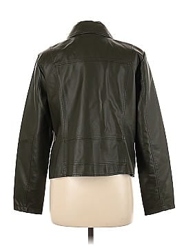 New York & Company Faux Leather Jacket (view 2)