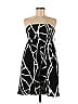 David Meister 100% Cotton Graphic Black Casual Dress Size 8 - photo 1