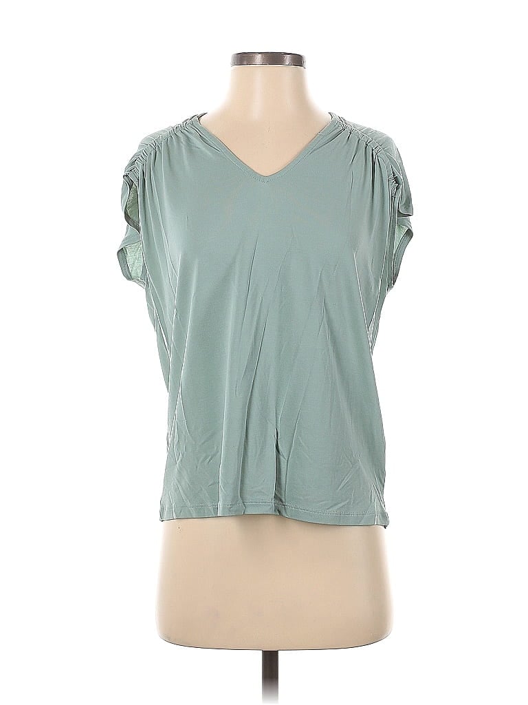 Pre-owned Nine West Active T-shirt In Green