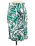 Eva Mendes by New York & Company Graphic Tropical Green Casual Skirt Size 8 - photo 2