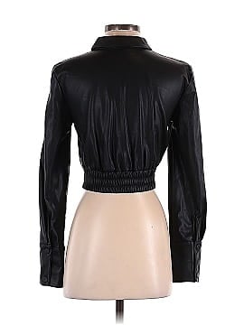 Maeve Faux Leather Jacket (view 2)