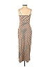 Zara Houndstooth Tortoise Argyle Checkered-gingham Grid Brown Casual Dress Size XS - photo 2