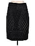 Diane von Furstenberg Houndstooth Jacquard Solid Grid Chevron-herringbone Chevron Black Casual Skirt Size Lg (Estimated) - photo 2
