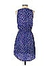 Collective Concepts 100% Polyester Floral Motif Paisley Hearts Batik Blue Casual Dress Size S - photo 2