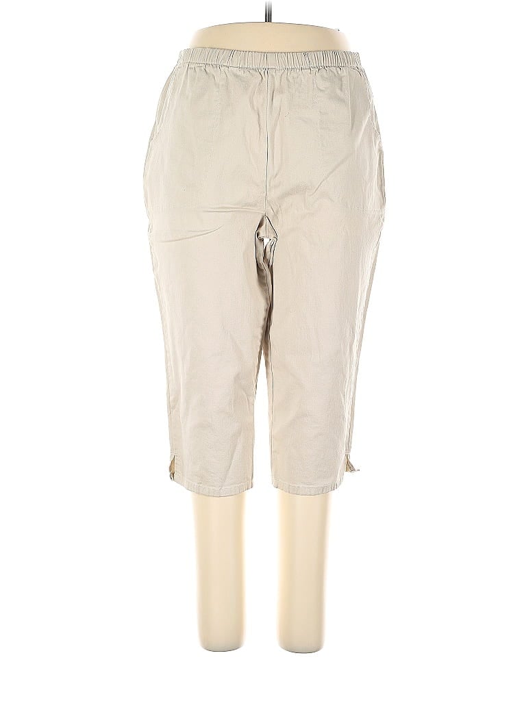 D&Co. Tan Casual Pants Size 1X (Plus) - photo 1