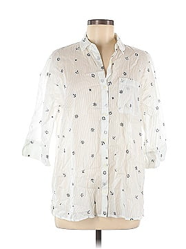 H: Connect Long Sleeve Button-Down Shirt (view 1)