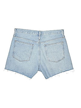 Madewell Relaxed Mid-Length Denim Shorts in Selton Wash: Ripped Edition (view 2)