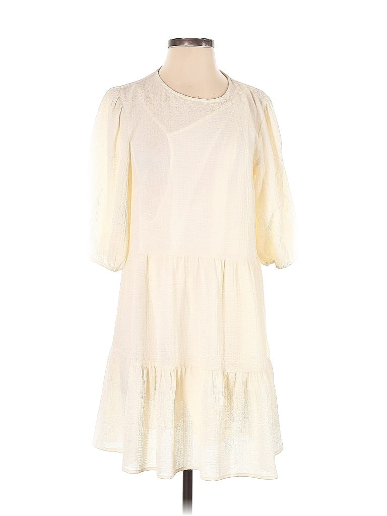 Divided by H&M Ivory Casual Dress Size S - photo 1