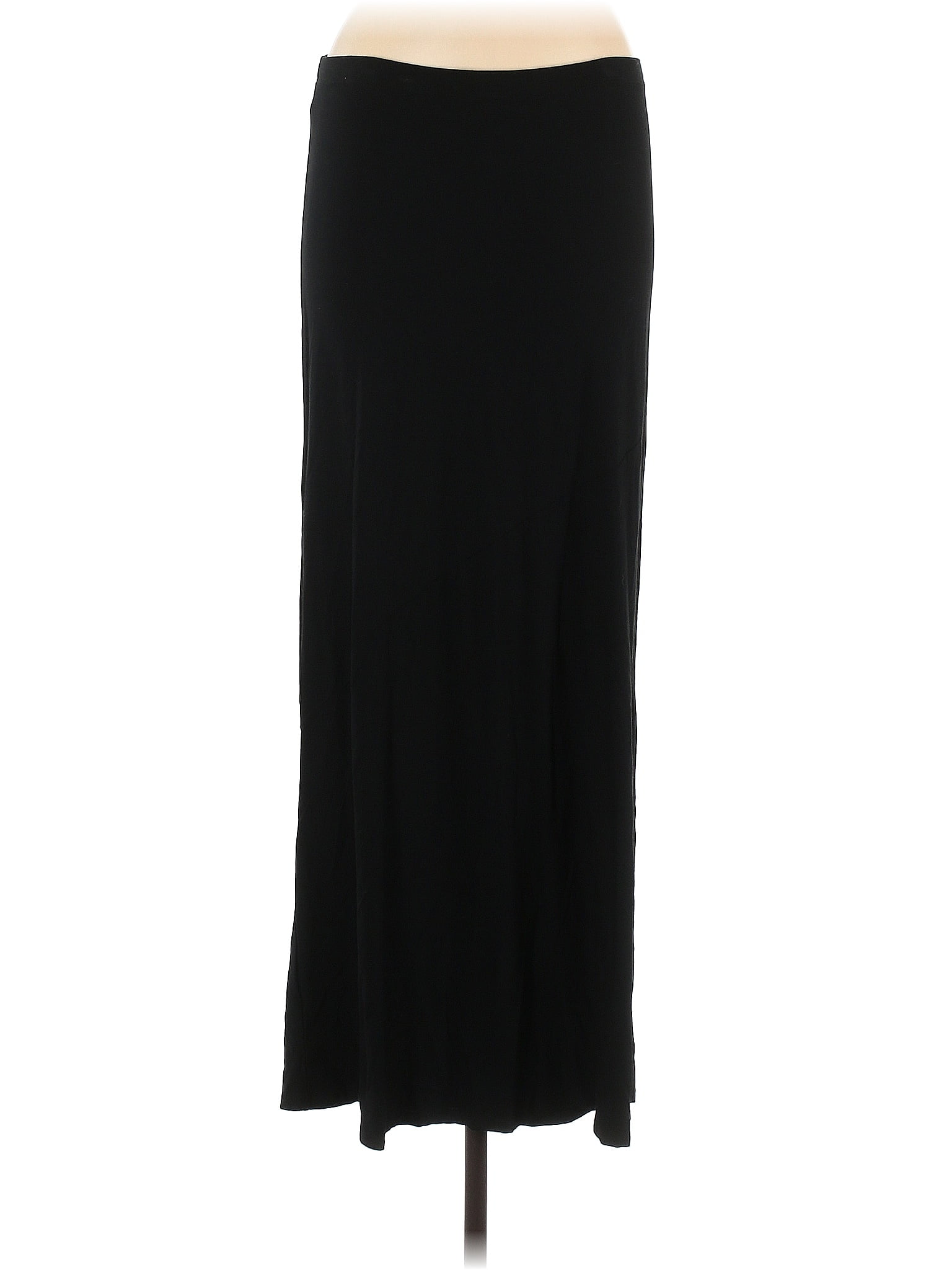 Jupe Longue Maxi Matty M Pour Femme – Taille S, Vert Kaki, Stretch Jersey