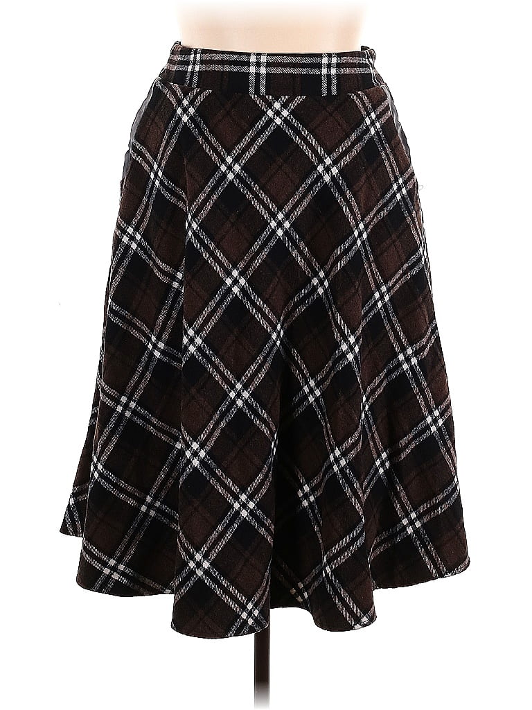 Unbranded Tortoise Argyle Grid Plaid Brown Formal Skirt Size XL - photo 1