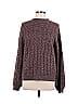 Shein Marled Tweed Brown Pullover Sweater Size L - photo 1