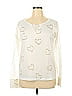 Unbranded Hearts Ivory Long Sleeve Top Size XL - photo 1