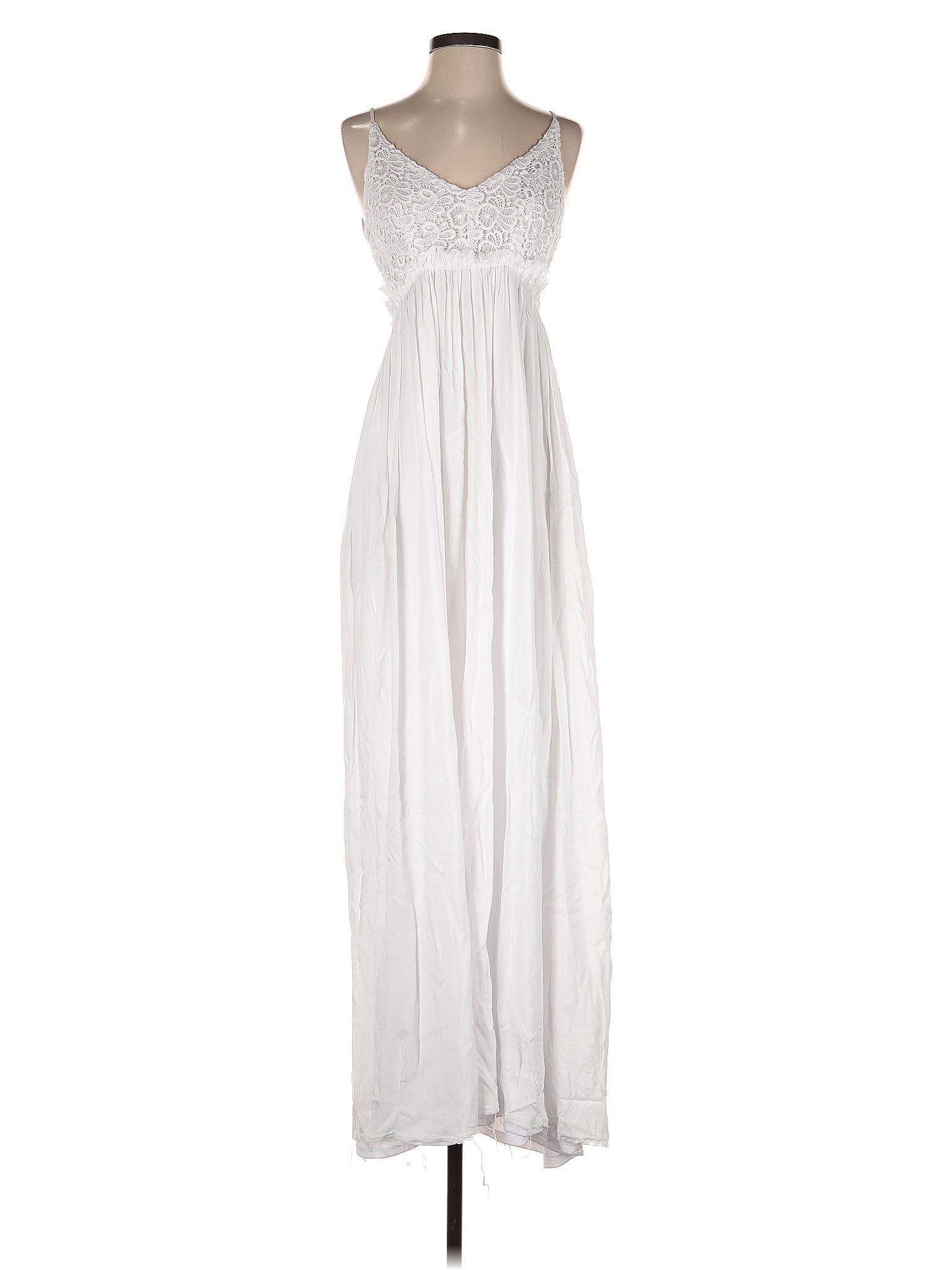 Wishlist 100% Rayon White Cocktail Dress Size S - 54% off | ThredUp