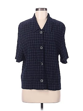 Kathie Lee Short Sleeve Button-Down Shirt (view 1)