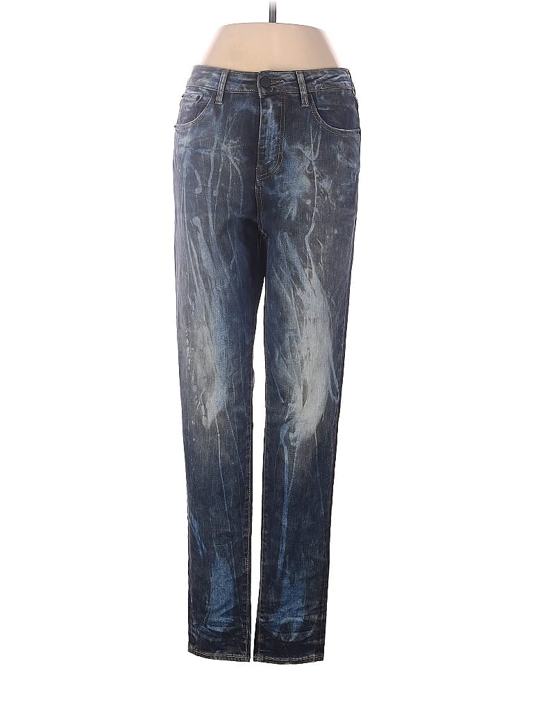 PRPS Hearts Stars Graphic Tie-dye Blue Jeans Size 26 waist - photo 1