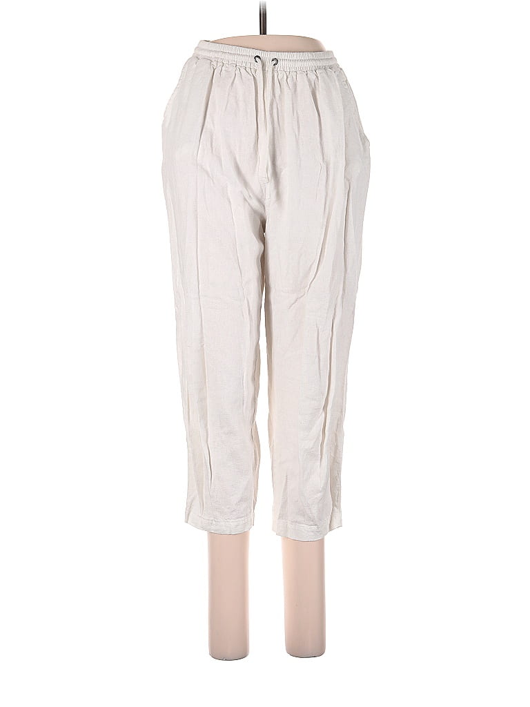 Wild Fable Ivory Linen Pants Size M - 50% off | ThredUp