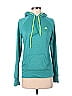 Adidas 100% Polyester Teal Pullover Hoodie Size S - photo 1