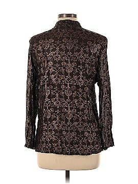 Chico's Long Sleeve Silk Top (view 2)