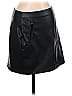Express 100% Polyester Black Faux Leather Skirt Size 12 - photo 1