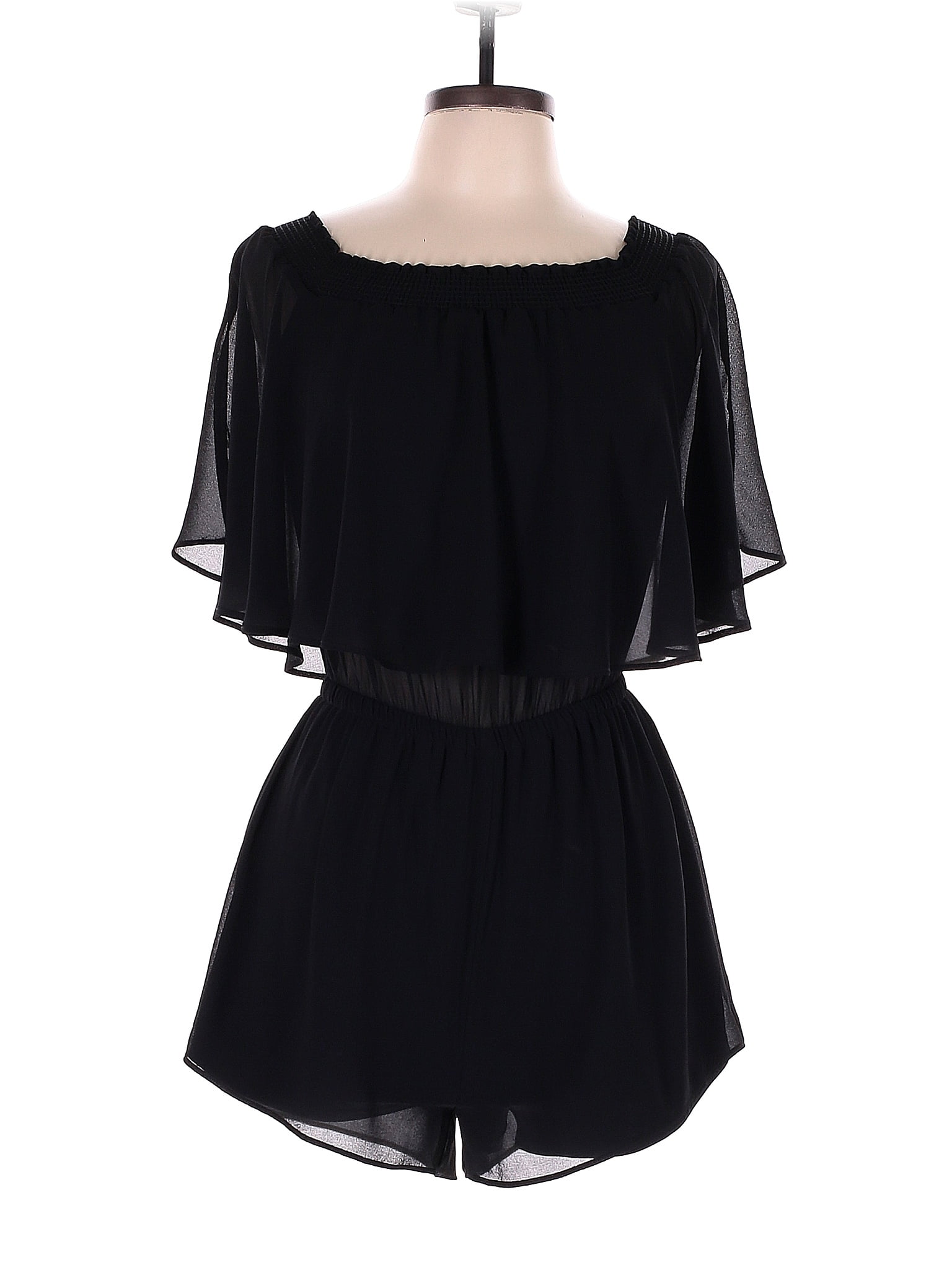 Show Me Your Mumu Solid Black Romper Size M - 69% off | ThredUp