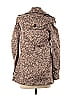 Daughters of the Liberation 100% Polyester Brown Trenchcoat Size 2 - photo 2