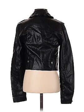 Bershka Faux Leather Jacket (view 2)