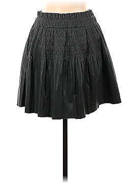 7 For All Mankind Faux Leather Skirt (view 2)